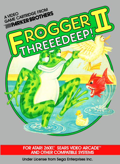 Frogger II: ThreeeDeep! box art