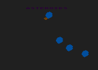 Asteroids gameplay screenshot