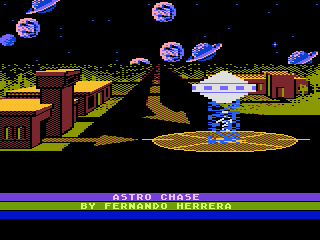 Astro Chase title screen