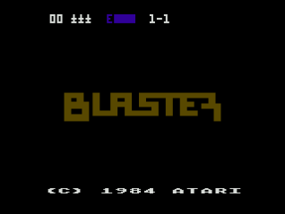 Blaster title screen