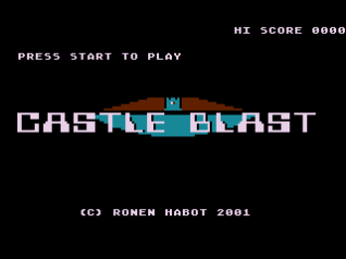 Castle Blast title screen