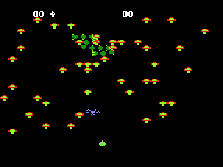 Centipede gameplay screenshot