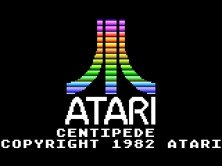 Centipede title screen