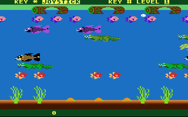 Frogger II: ThreeeDeep! title screen