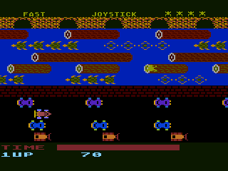 Frogger gameplay screenshot