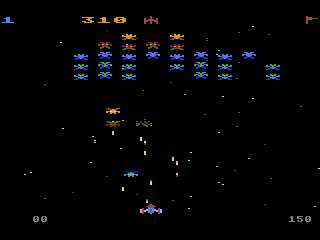 Galaxian gameplay screenshot