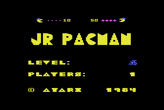 Jr. Pac-Man title screen