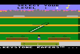 Keystone Kapers title screen