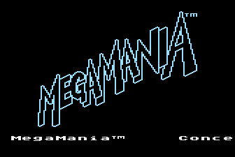 Megamania title screen