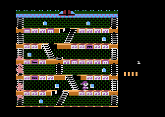 Mr. Do!'s Castle gameplay screenshot