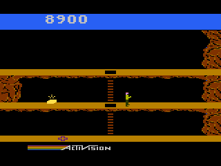 Pitfall II: The Lost Caverns gameplay screenshot
