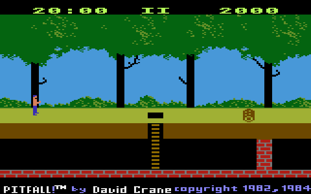 Pitfall! title screen