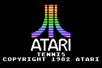RealSports Tennis title screen