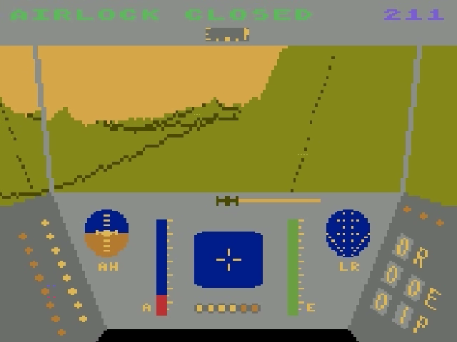 Rescue on Fractalus! gameplay screenshot