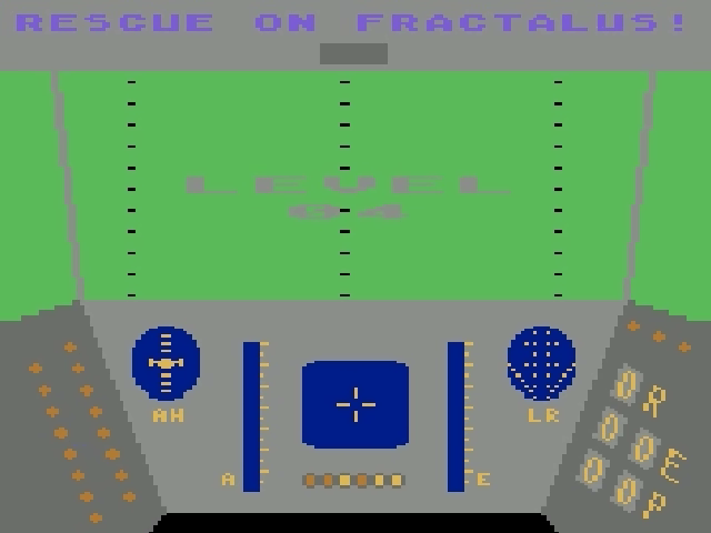 Rescue on Fractalus! title screen