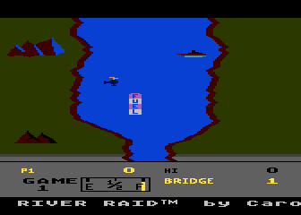 River Raid title screen