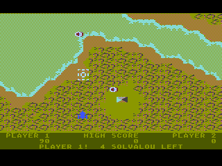 Xevious gameplay screenshot