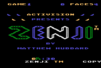 Zenji title screen