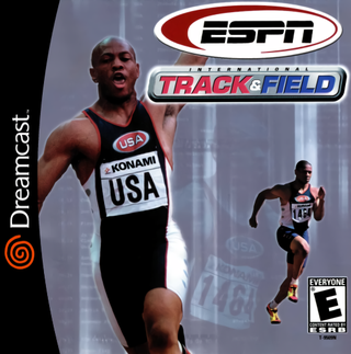 ESPN International Track & Field box art