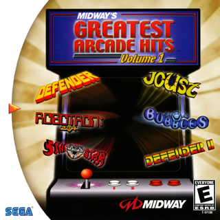 Midway's Greatest Arcade Hits: Volume 1 box art