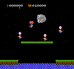 Balloon Fight gameplay screenshot