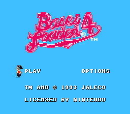 Bases Loaded 4 title screen