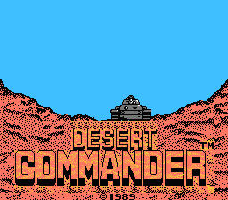 Desert Commander title screen