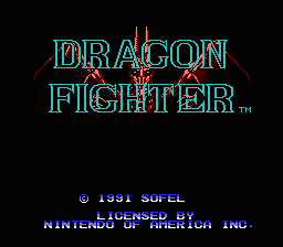 Dragon Fighter title screen
