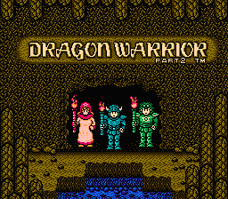 Dragon Warrior II title screen