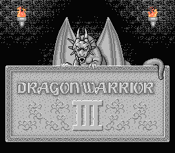 Dragon Warrior III title screen