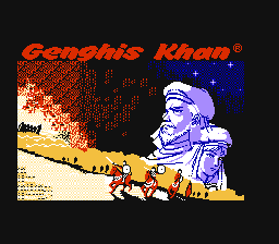 Genghis Khan title screen