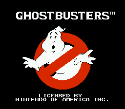 Ghostbusters title screen