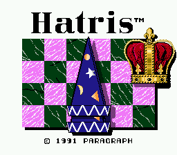 Hatris title screen