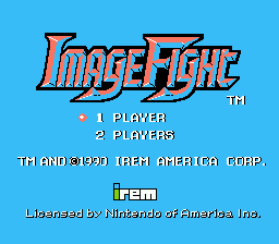 Image Fight title screen
