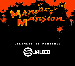 Maniac Mansion title screen