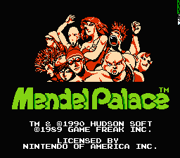 Mendel Palace title screen