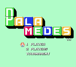 Palamedes title screen