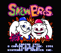 Snow Brothers title screen