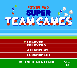 Super Team Games title screen