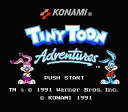 Tiny Toon Adventures title screen