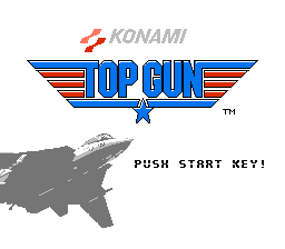 Top Gun title screen