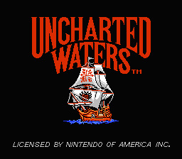 Uncharted Waters title screen
