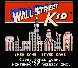 Wall Street Kid title screen
