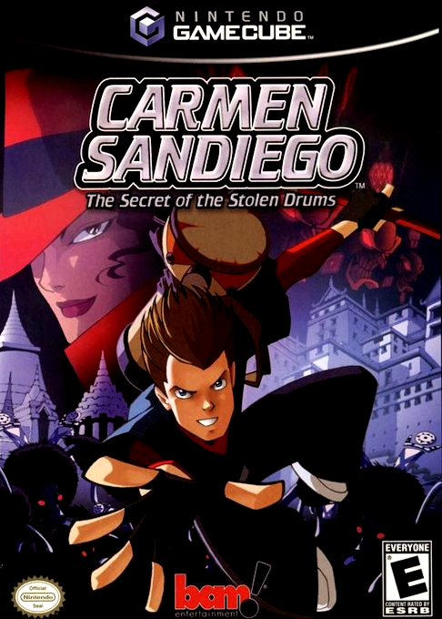 Carmen Sandiego: The Secret of the Stolen Drums box art
