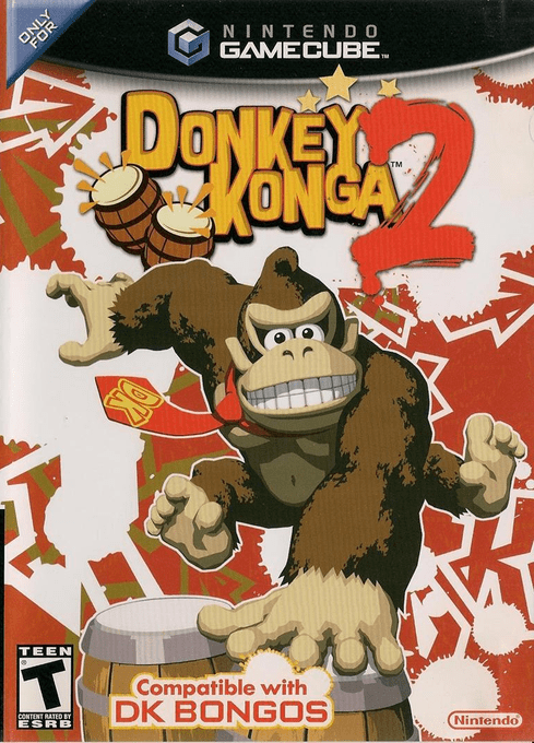 Donkey Konga 2 box art