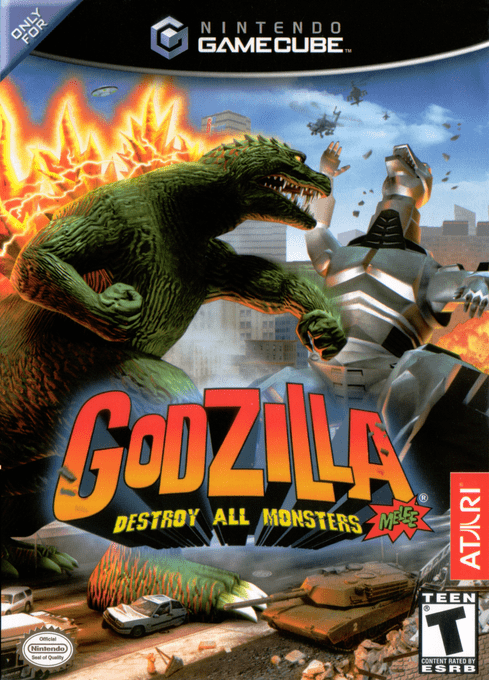 Godzilla: Destroy All Monsters Melee box art