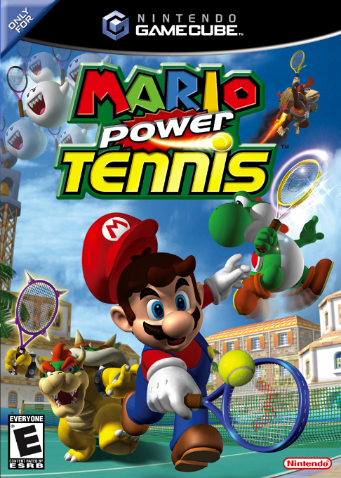 Mario Power Tennis box art