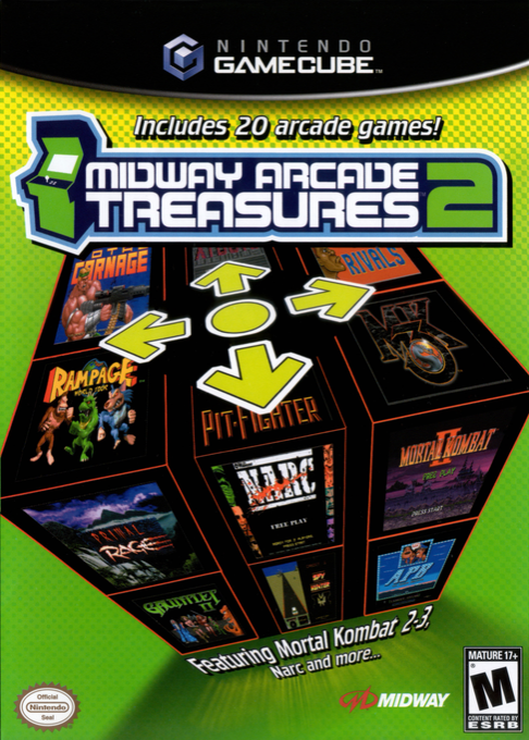 Midway Arcade Treasures 2 box art