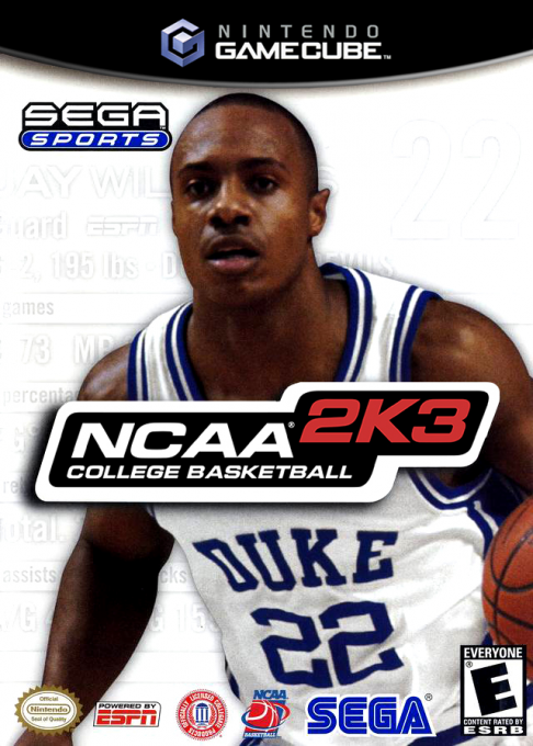 NCAA College Basketball 2K3 box art