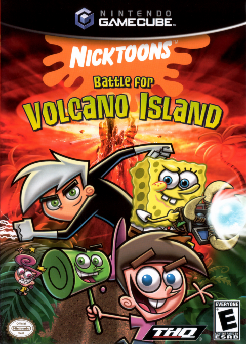 Nicktoons: Battle for Volcano Island box art
